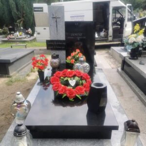 Nagrobek Premium black + viscount white