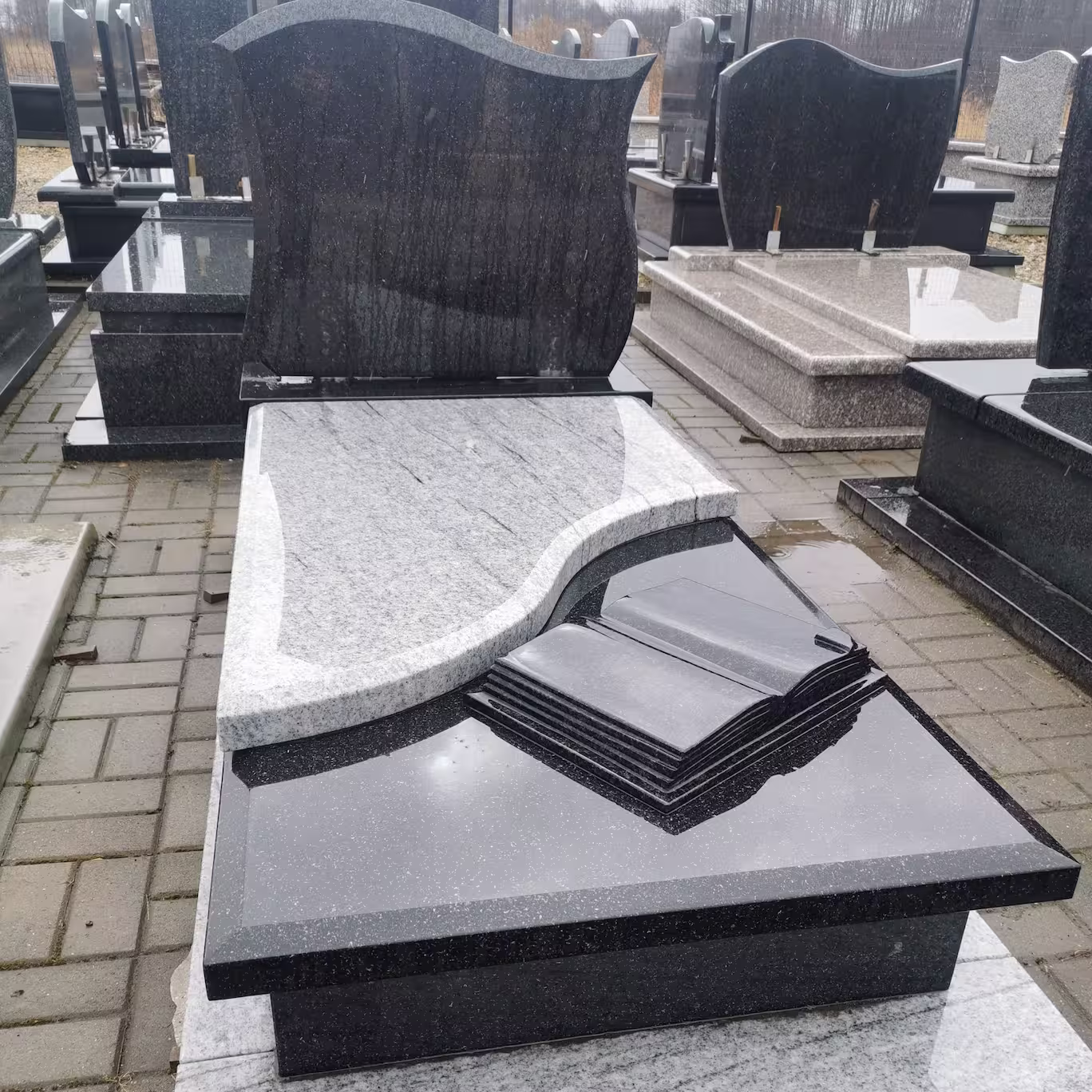 Sosnowiec - Nagrobek Pojedyńczy - Viscount + czarny